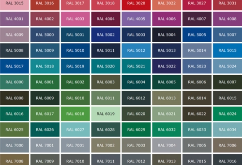 RAL Színskála